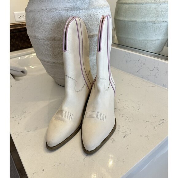 FREE PEOPLE Borderline Western Boot in Plaster Size 7-7.5US / 38EU - Picture 3 of 12